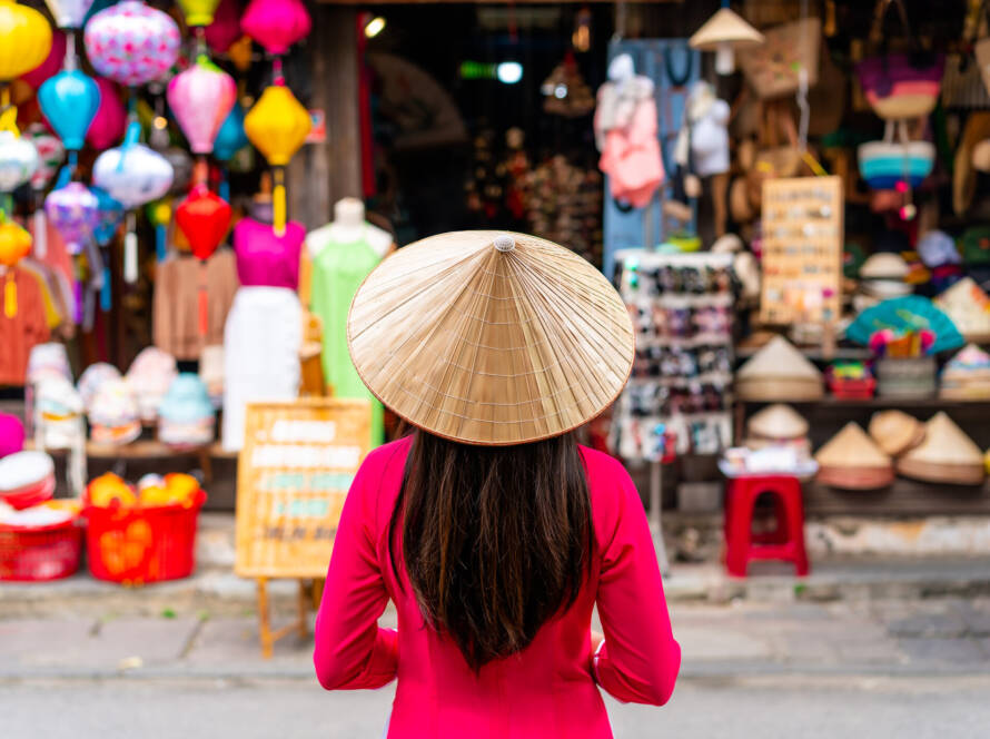 Female Tourist in Vietnam